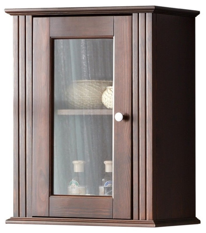 Drewniana szafka łazienkowa górna RETRO NOWE  FSC 840