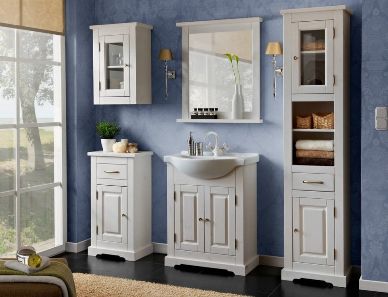 Drewniana szafka pod umywalkę ROMANTIC NOWY FSC 862-U65