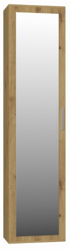 Garderoba słupek z lustrem dąb artisan