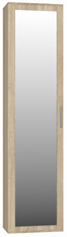Garderoba szafa z lustrem sonoma