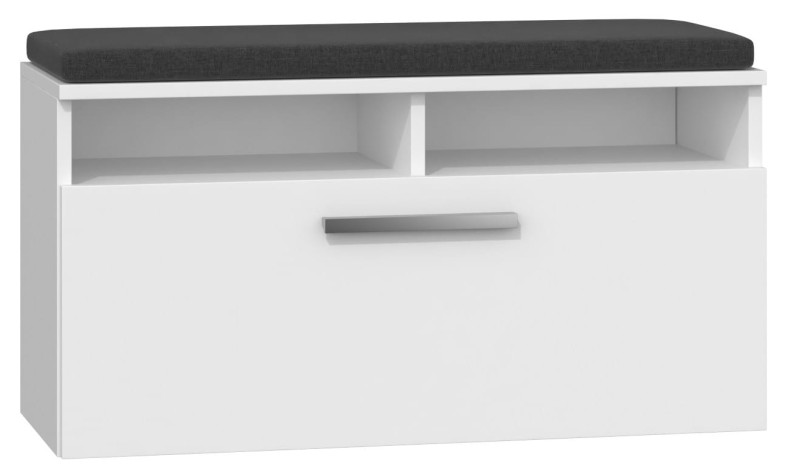 Szafka na buty z siedziskiem Rio biały