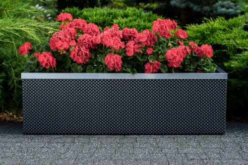 Donica technorattanowa z systemem samonawadniania 125 cm