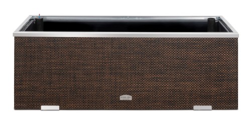 Donica technorattanowa z listwą alu i z systemem samonawadniania 95 cm