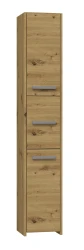 Szafka łazienkowa słupek Basu II 30cm Dąb artisan