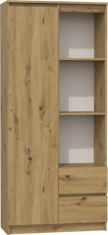 Regał biurowy 80 Wers Dąb artisan