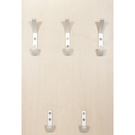 Wieszak ścienny Allen do przedpokoju z półką i lustrem