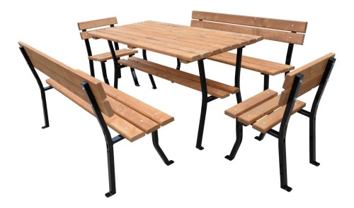 Meble ogrodowe stalowe Nelia Plus 150