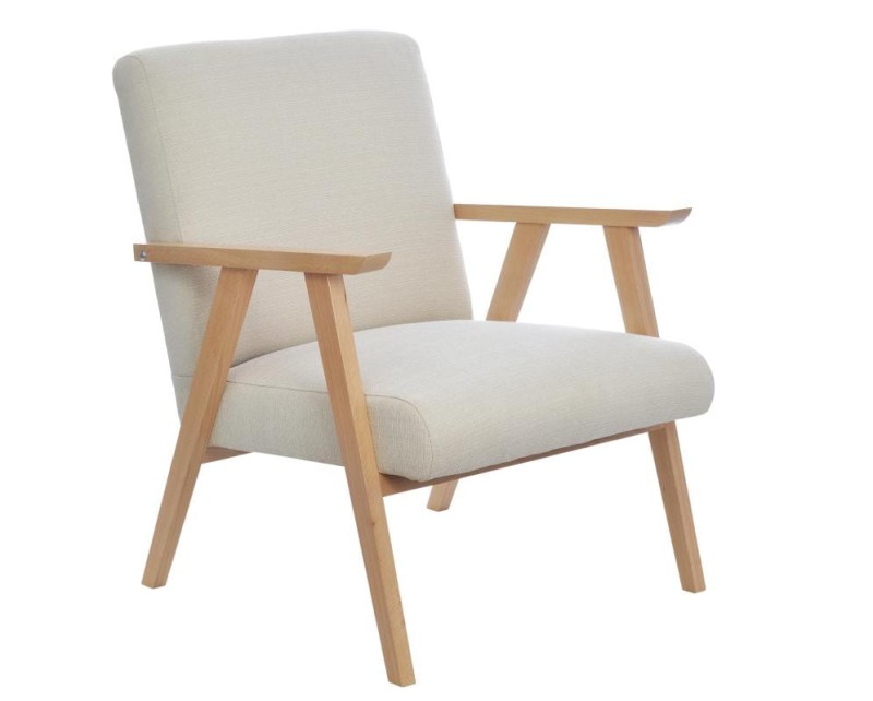 Fotel tapicerowany PRL