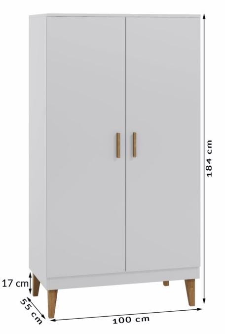 Zestaw mebli młodzieżowych KUBI biały