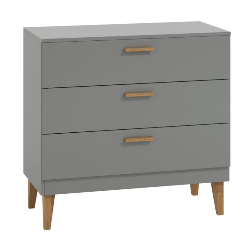 Zestaw mebli młodzieżowych KUBI szary