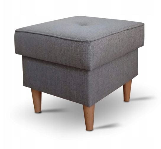 Podnóżek tapicerowany Lily w stylu skandynawskim