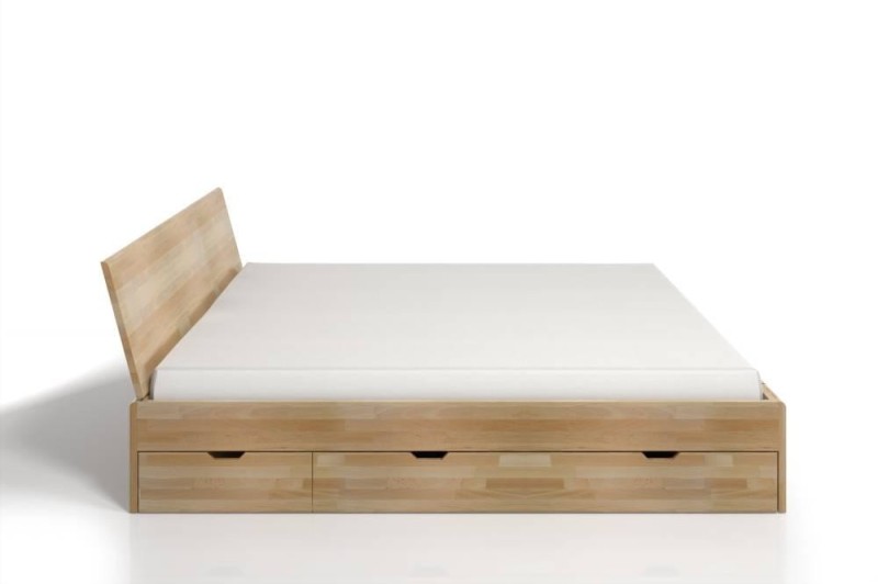 Łóżko drewniane bukowe z szufladami VESTRE Maxi & DR 160x200