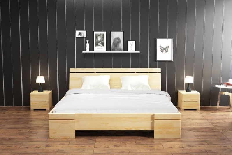 Łóżko drewniane sosnowe Skandica SPARTA Maxi & Long 160x220