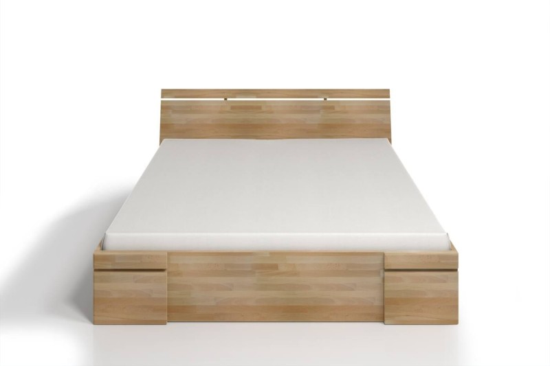 Łóżko drewniane bukowe z szufladami SPARTA Maxi & DR 200x200