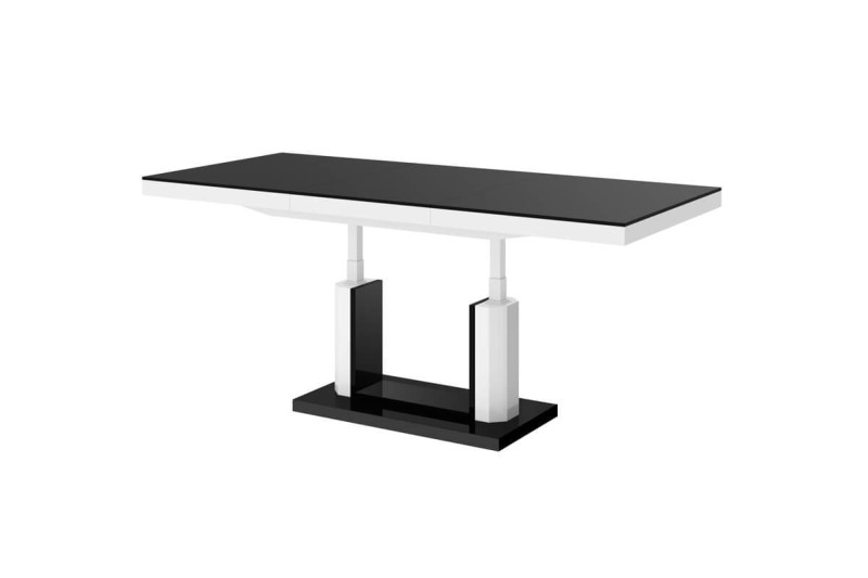 Ławostół podnoszony rozkładany QUADRO LUX Czarno-biały mat