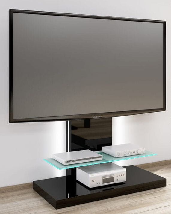 Stolik RTV MARINO MAX czarny połysk