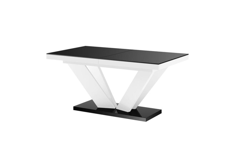 Stół rozkładany VIVA 2 czarno-biały