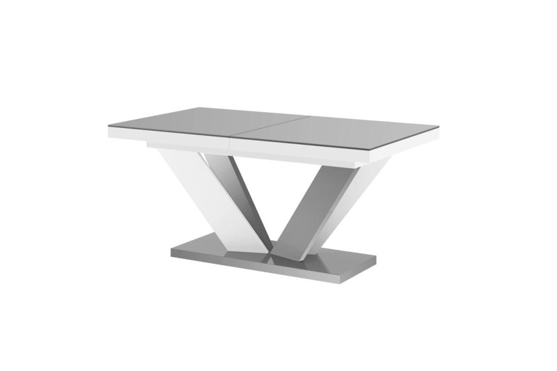 Stół rozkładany VIVA 2 szaro-biały mix