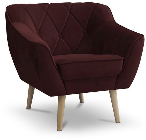 Zestaw wypoczynkowy tapicerowany Cindy w stylu skandynawskim