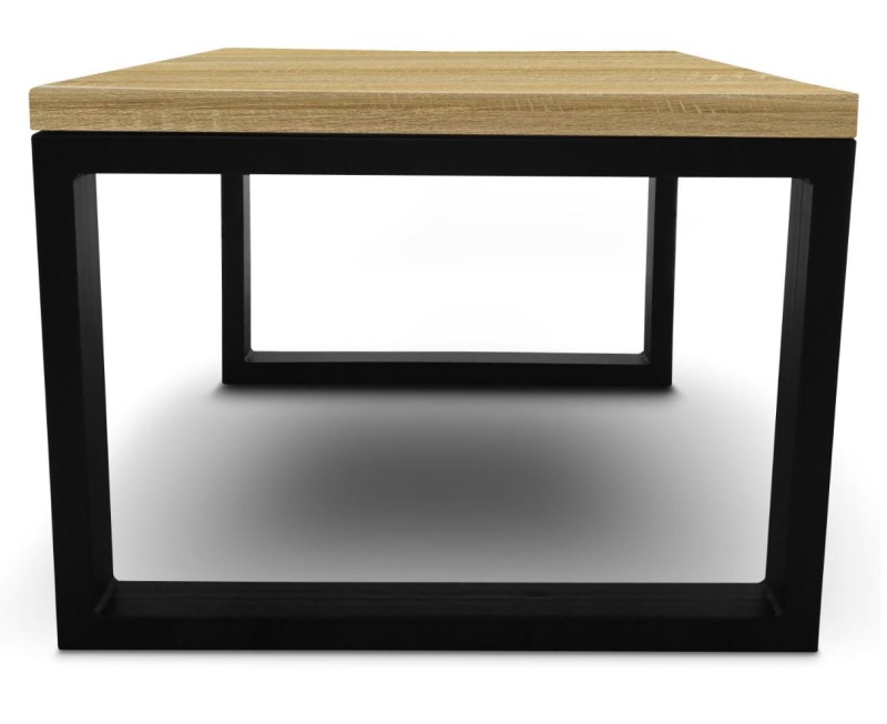 Stolik kawowy na metalowych nogach Martin dąb