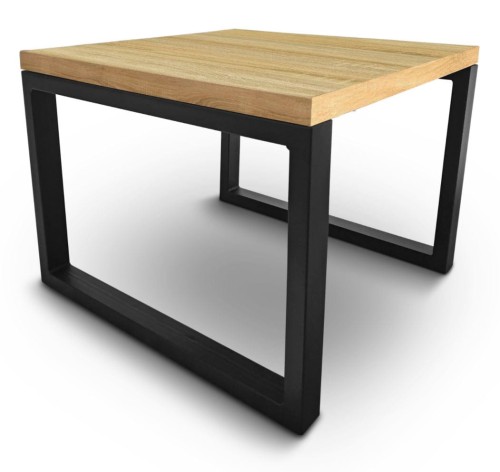 Stolik kawowy na metalowych nogach Martin dąb