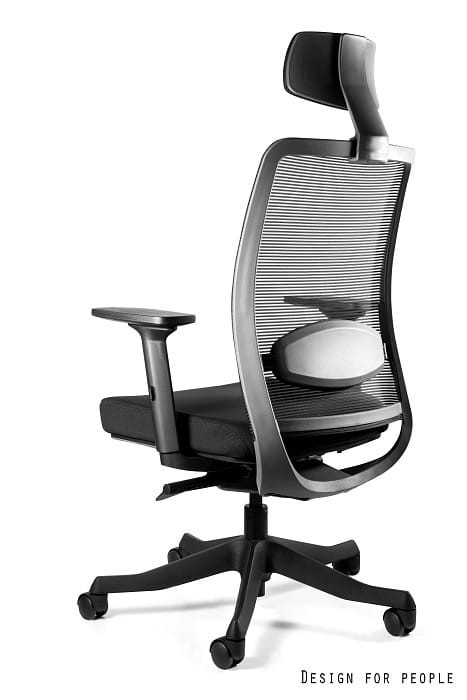 Fotel biurowy siatkowy Anggun czarny