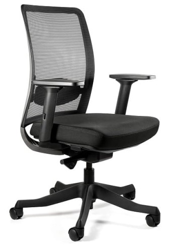 Fotel biurowy siatkowy Anggun M czarny