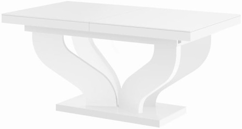 Stół rozkładany VIVA 160-256 Biały połysk