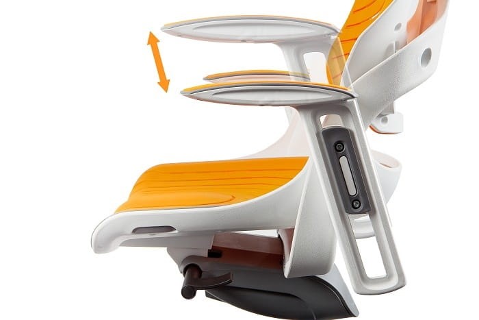 Fotel gabinetowy ergonomiczny WAU czarny BL417 SLATEGREY