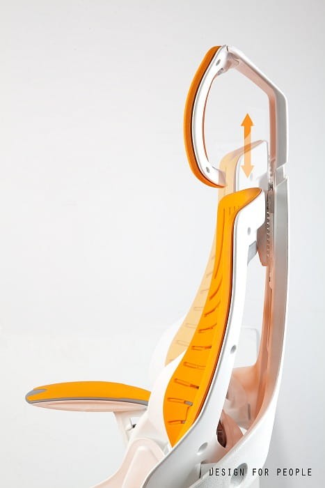 Fotel gabinetowy ergonomiczny WAU czarny BL417 SLATEGREY