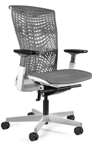 Fotel biurowy elastomer Reya Biały