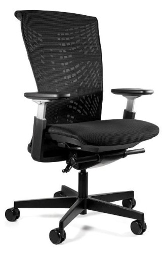 Fotel biurowy siatkowy Reya Czarny