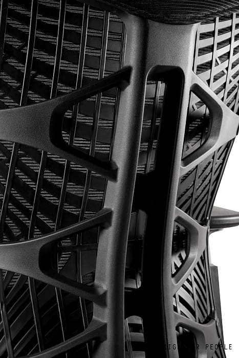 Fotel biurowy siatkowy Reya Czarny