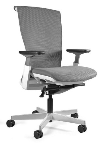 Fotel biurowy siatkowy Reya Biały