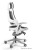 Fotel gabinetowy ergonomiczny WAU biały BL418 BLACK