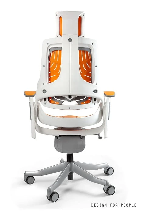Fotel gabinetowy ergonomiczny WAU biały elastomer TPE - Mango