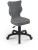 Fotel biurowy Petit B Jasmine dziecięcy wzrost 119-142 cm Szary