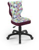 Fotel biurowy Petit B Storia dziecięcy wzrost 133-159 cm Sowy