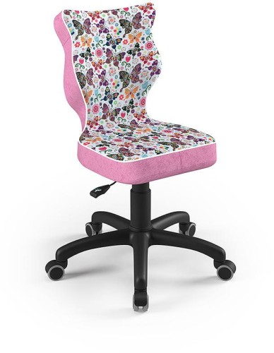 Fotel biurowy Petit B Storia dziecięcy wzrost 133-159 cm Motyle