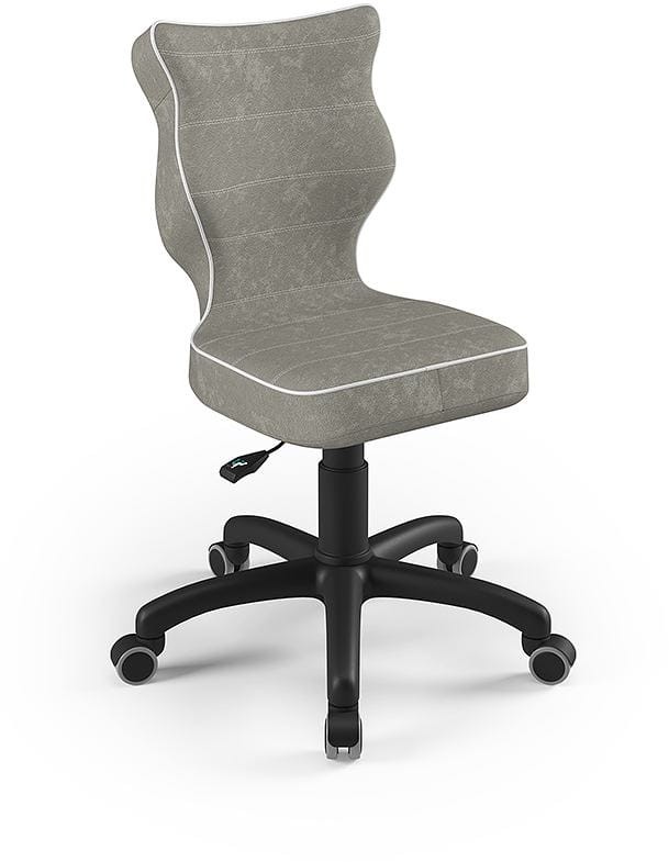 Fotel biurowy Petit B Visto dziecięcy wzrost 133-159 cm Szary