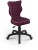 Fotel biurowy Petit B Visto dziecięcy wzrost 133-159 cm Bordo