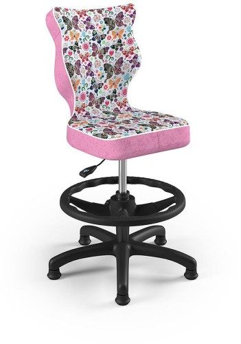 Fotel biurowy z podnóżkiem Petit B Storia dziecięcy wzrost 119-142 cm