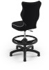 Fotel biurowy z podnóżkiem Petit B Jasmine dziecięcy wzrost 119-142 cm
