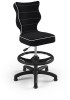 Fotel biurowy z podnóżkiem Petit B Jasmine dziecięcy wzrost 119-142 cm