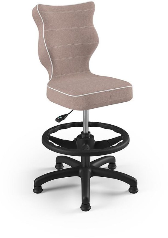 Fotel biurowy z podnóżkiem Petit B Jasmine dziecięcy wzrost 119-142 cm Pudrowy Róż