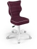 Fotel biurowy Petit W Visto dziecięcy wzrost 119-142 cm Bordo