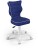 Fotel biurowy Petit W Visto dziecięcy wzrost 119-142 cm Niebieski