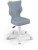 Fotel biurowy Petit W Jasmine dziecięcy wzrost 119-142 cm Niebiesko Szary
