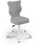 Fotel biurowy Petit W Jasmine dziecięcy wzrost 119-142 cm Jasno Szary