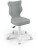 Fotel biurowy Petit W Jasmine dziecięcy wzrost 119-142 cm Jasno Szary